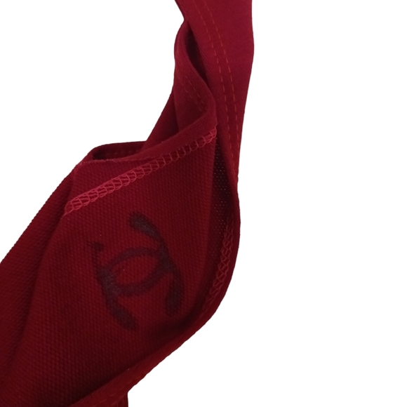 Tank Top Tunic Sz S RED with EMBLEM One of a kind - Picture 5 of 8